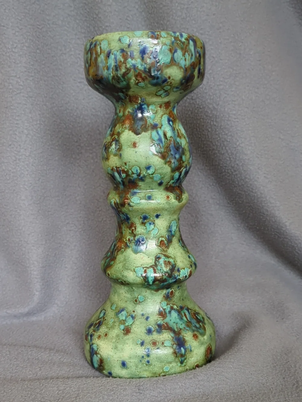 Handcrafted Pottery Candleholder.